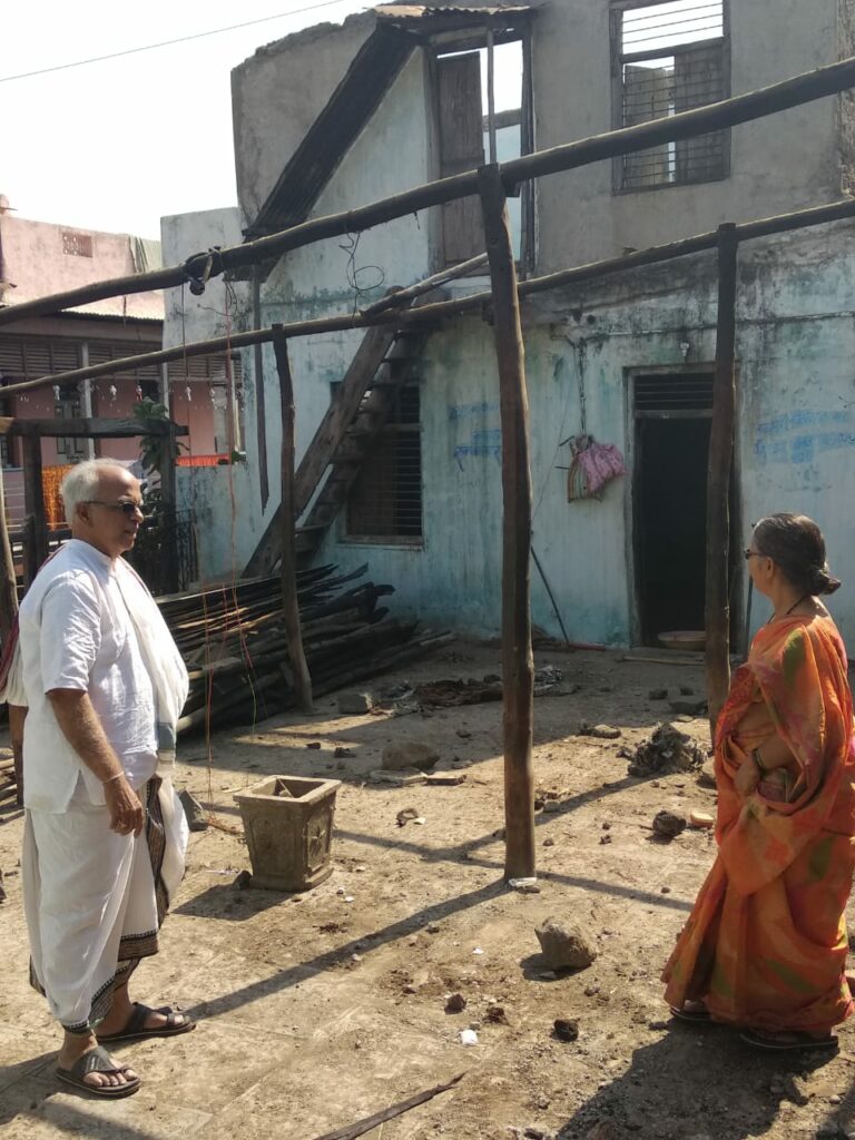 Old building demolition 